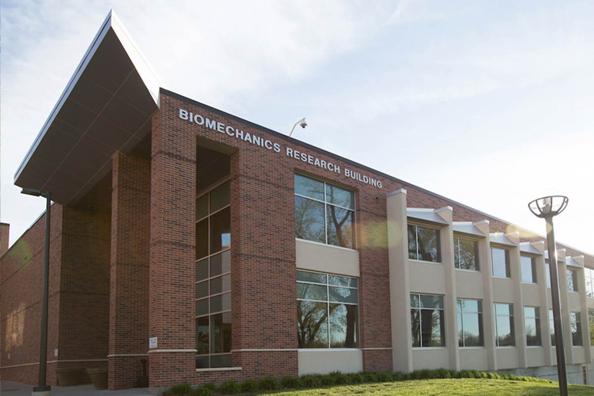 Photo of the UNO Biomechanics Research Building
